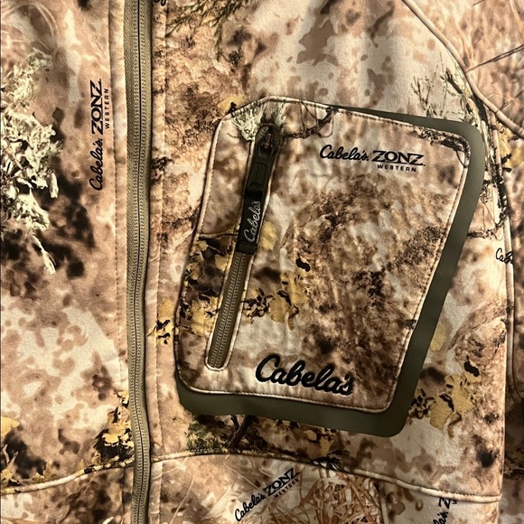 Cabela's Brown Camouflage Utility Jacket - Picture 4 of 7